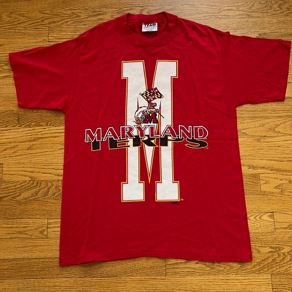Vintage Maryland MD Terrapins TERPS T-Shirt Size L - Picture 1 of 7